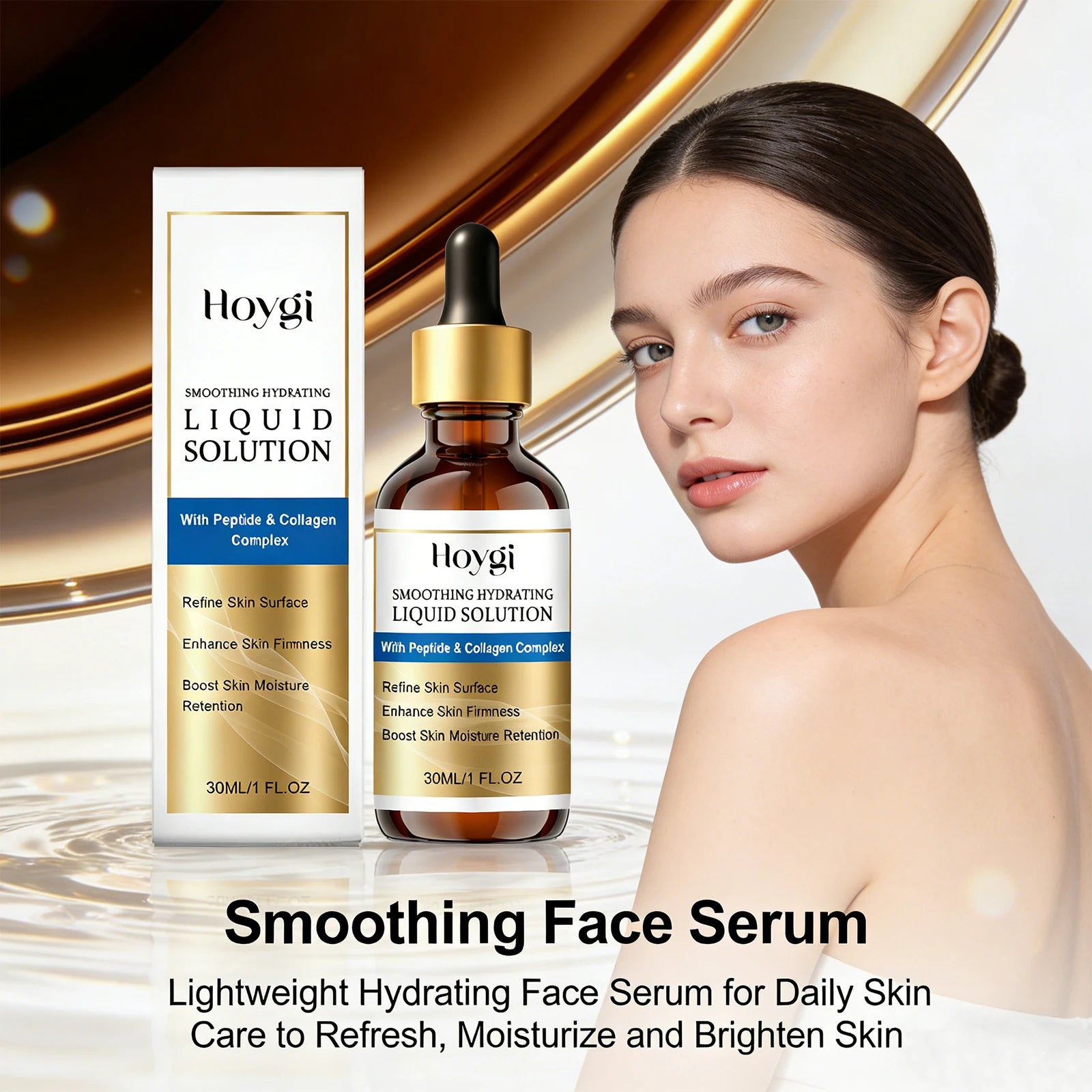 Smoothing Moisturizing Essence Firming Lifting Skin Dullness Improvement Brightening Skin Fade Fine Lines Hydrating Face Serum Peaceful Pleasures Health and Wellness