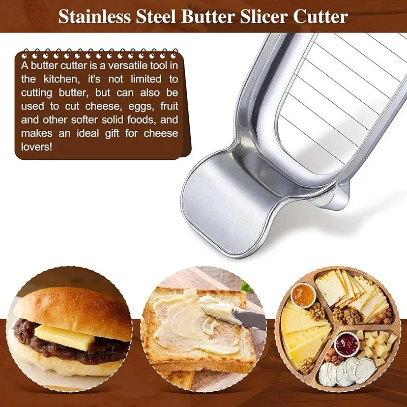 Divider Cheese Line Butte Aluminum Die-casting r Cheese Slicer Kitchen Utensils Kitchen Supplies Foie Gras Cheese Slicer Peaceful Pleasures Health and Wellness