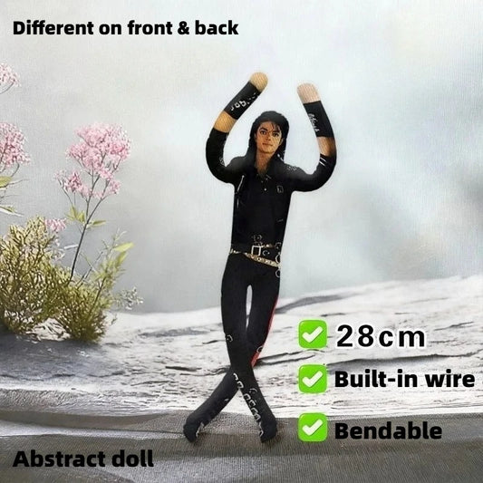 Anime Michael Jackson Cosplay Prop Doll Plush Stuffed Figure Dolls Peaceful Pleasures Health and Wellness
