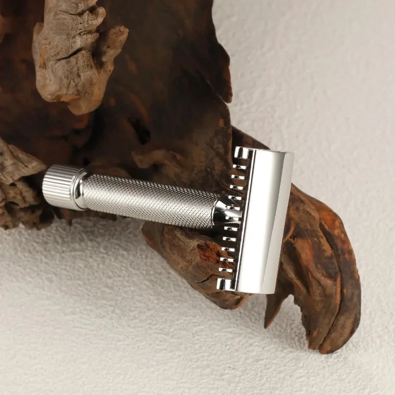 2026 New Arrival Yaqi BAENZIGER Stainless Steel Safety Professional Razor For Men Peaceful Pleasures Health and Wellness