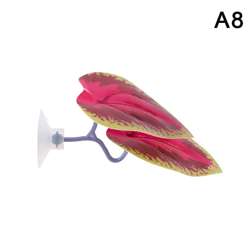 Artificial Aquarium Leaf Plant – Fish Resting & Hiding Decor