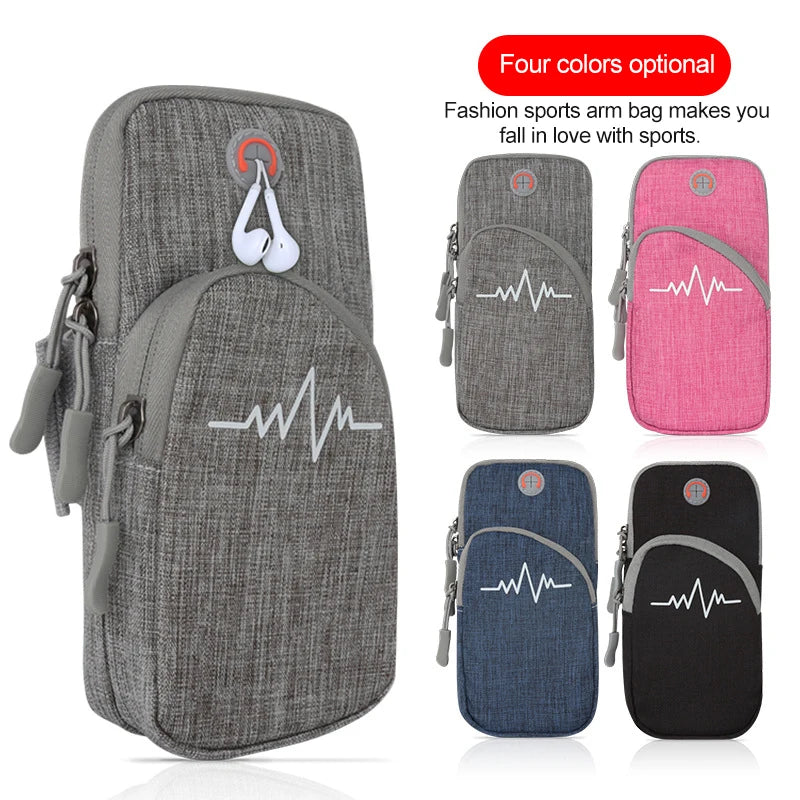 Sports Bag For Mobile Phone Armband For Jogging Running accessories mp3/mp4 Bags Women's Bag For Phone Sleeve Bags Wrist Holder Peaceful Pleasures Health and Wellness