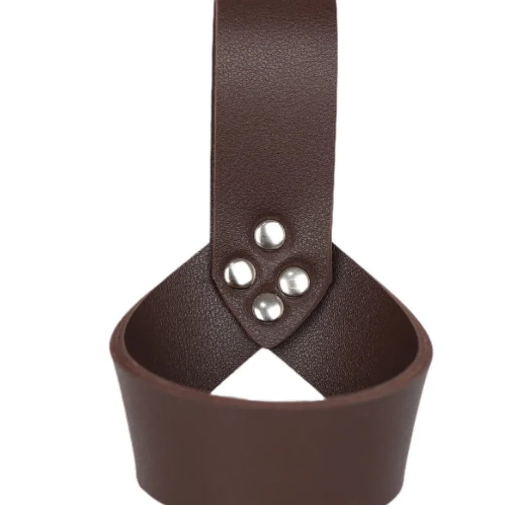 Viking Retro Leather Cosplay Belt Sword Case Aristocratic Halloween