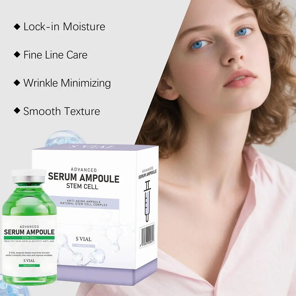 PDRN Salmon DNA Facial Serum Deeply Nourishing The Skin Skin Elasticity Ampoule Essence Smoothing Glow Boosting Skin-firming Peaceful Pleasures Health and Wellness