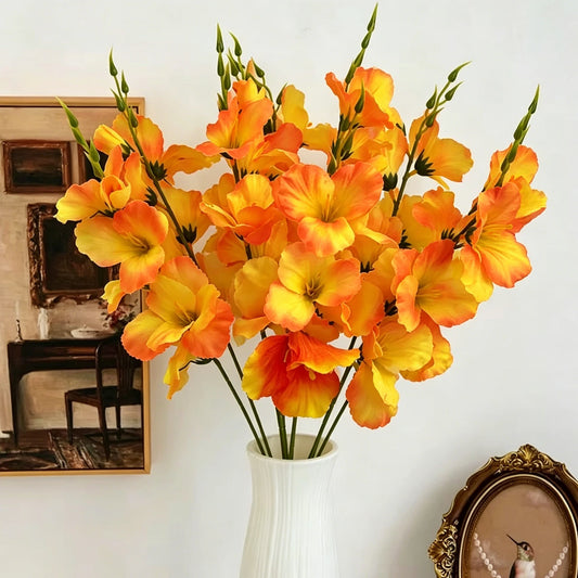 Artificial Moth Orchid Silk Flowers | Wedding & Home Décor 2/4 Pcs Artificial Silk Flowers Peaceful Pleasures Health and Wellness