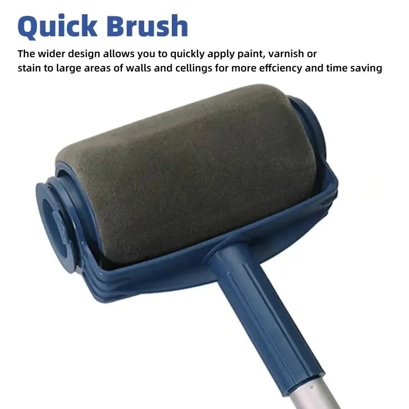 Wall Decorate Painting Roller Brush Set Paint Runner Pro Brush Kit Multifunctional House Paint Rollers Runner Pro Tools Set Peaceful Pleasures Health and Wellness