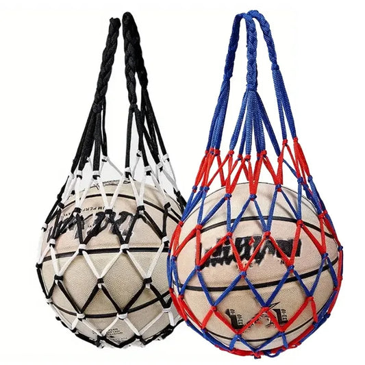 Durable Nylon Sports Ball Net Bag | Portable Training Storage Sports Ball Bag Peaceful Pleasures Health and Wellness