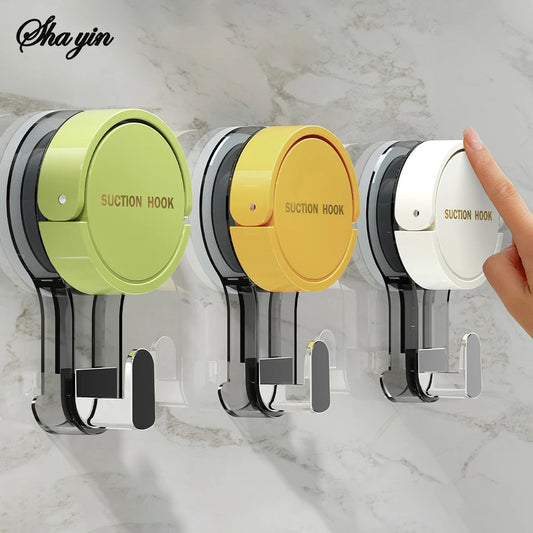 Strong Vacuum Suction Hooks Traceless No-Drilling Adhesive for Home Bathroom Kitchen Door Back Toilet Area Purpose Strong Hold Peaceful Pleasures Health and Wellness