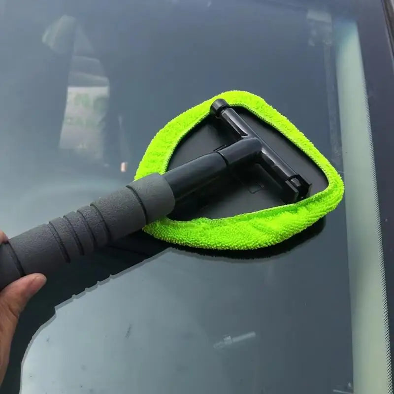 Window Scraping Mist Eliminator Microfiber Car Window Cleaner Telescopic Windshield Cleaning Tools Auto Accessories Peaceful Pleasures Health and Wellness