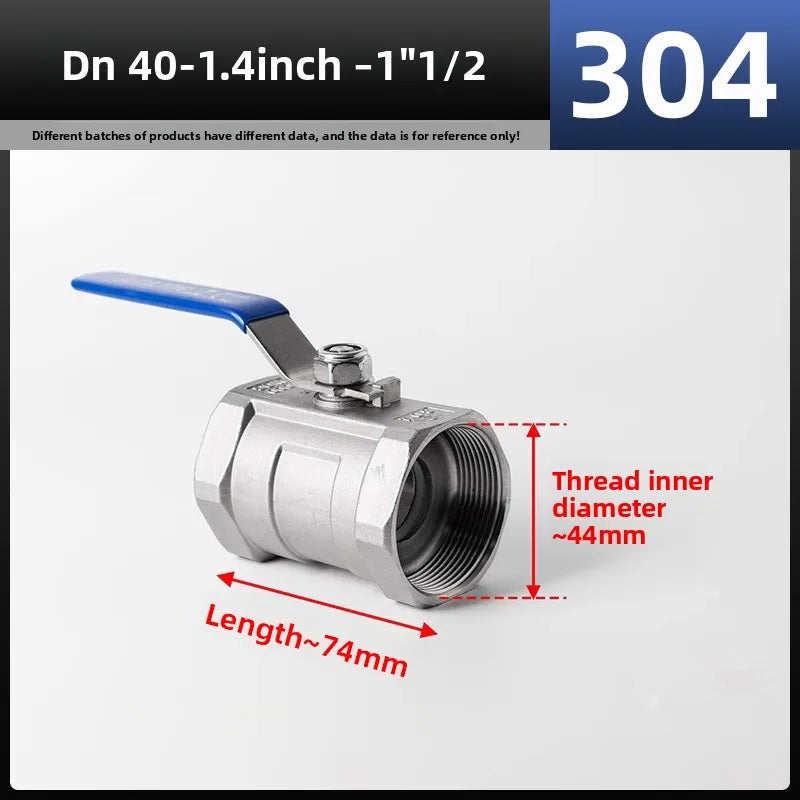 SS304 Stainless Steel Ball Valve 1/2" & 3/4" Female BSP Thread