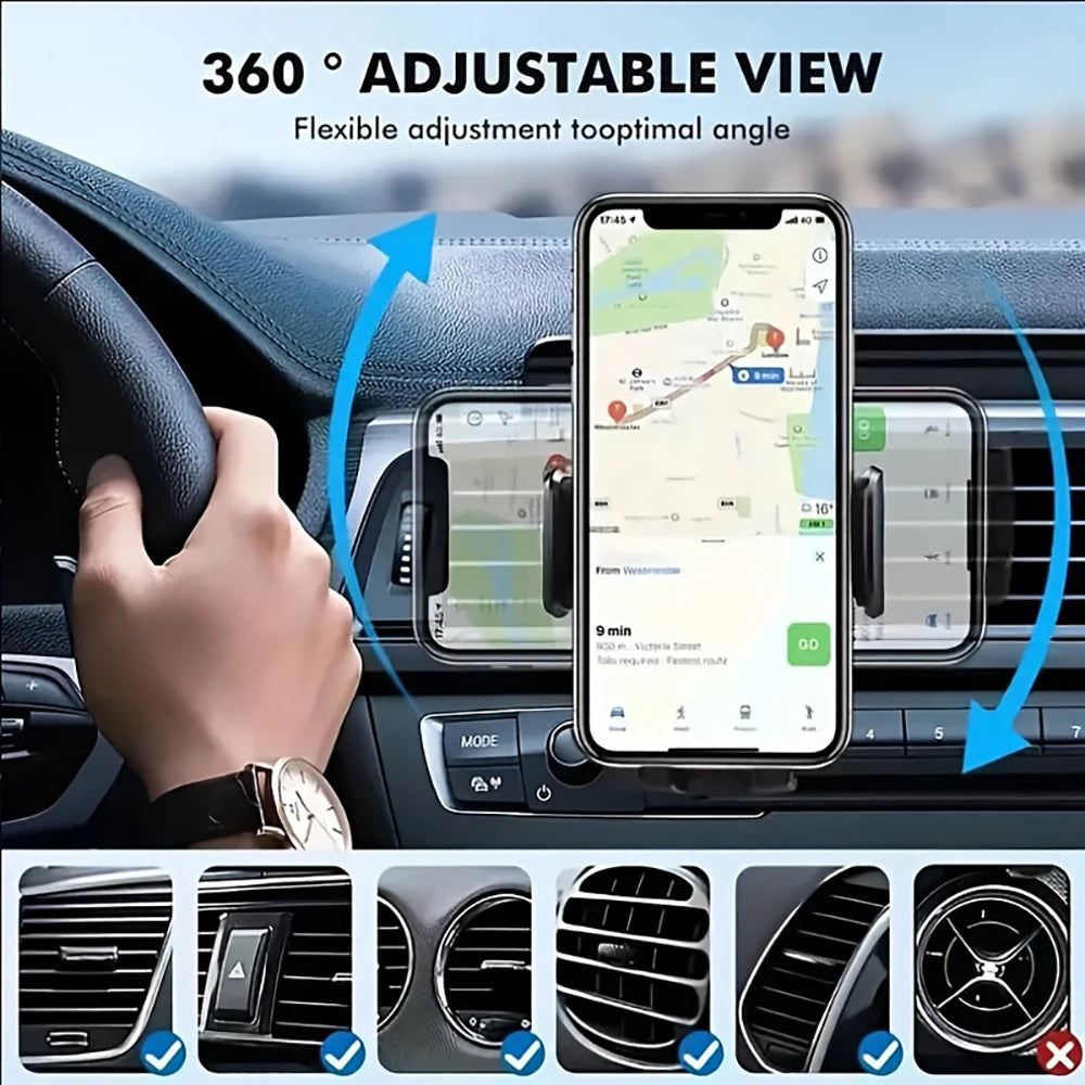 Gravity Car Air Vent Phone Holder | Universal 4.7–6.7" Mount