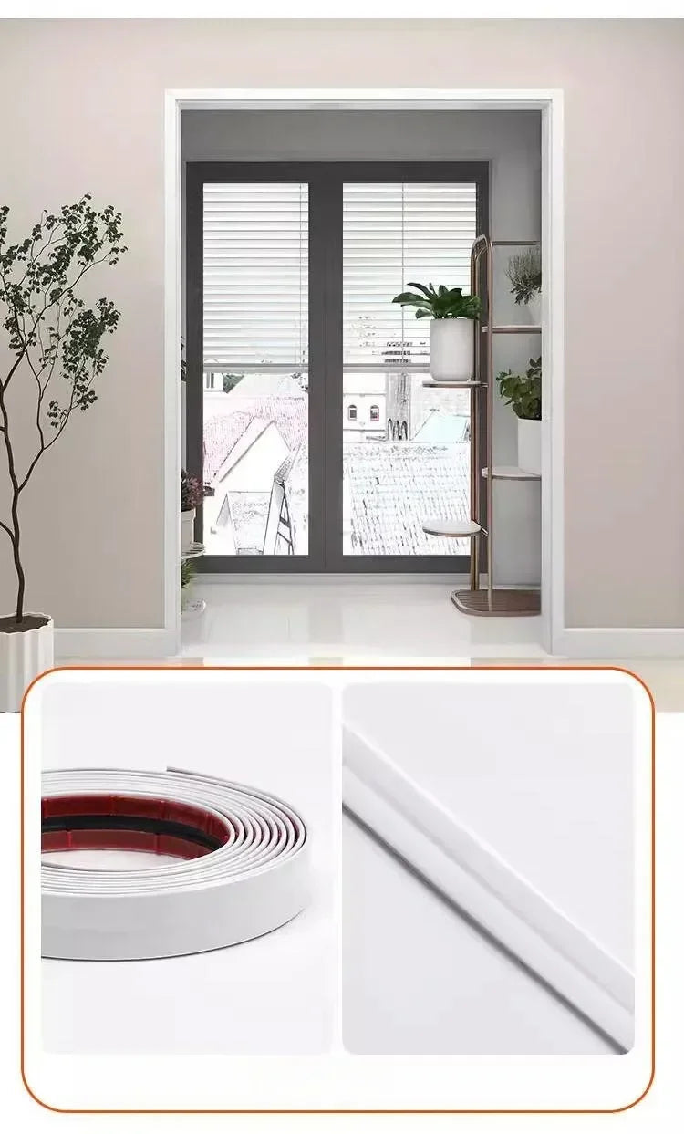Self-Adhesive Wall Corner Trim Strip | PVC Decorative Molding