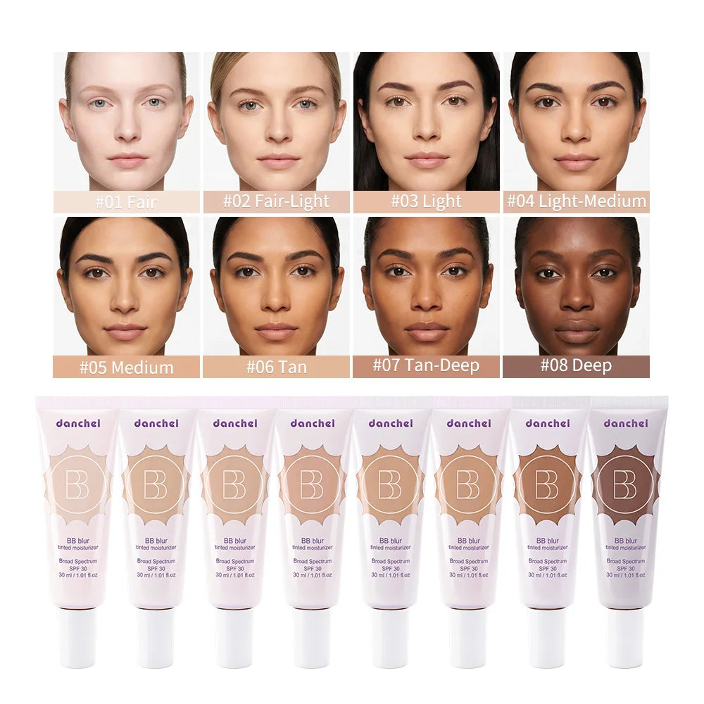 SPF30 BB Blur Tinted Moisturizer Medium Coverage Even Skin Tone Lightweight Sun Protection Face Makeup Peaceful Pleasures Health and Wellness