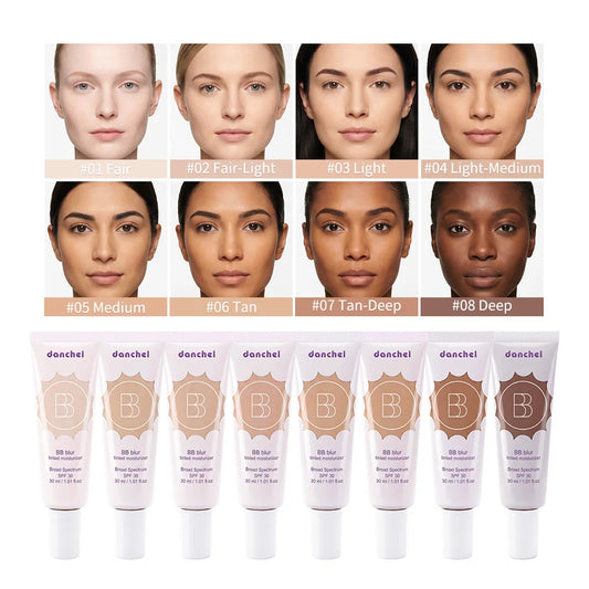SPF30 BB Blur Tinted Moisturizer Medium Coverage Even Skin Tone Lightweight Sun Protection Face Makeup Peaceful Pleasures Health and Wellness