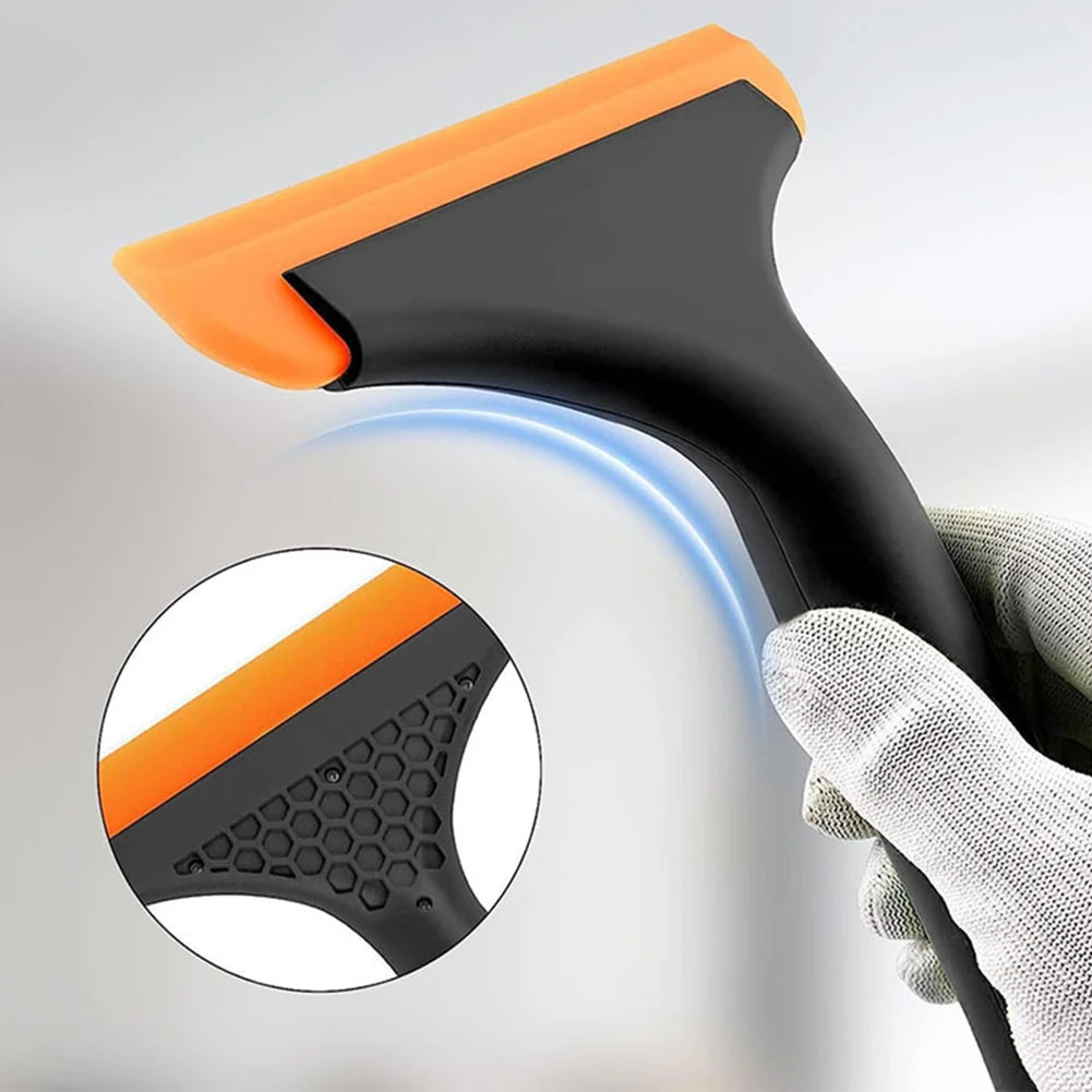 A36T-Flexible Squeegee Window Shower Squeegee,Shower Glass Squeegee,For Car Windshield, Window, Mirror,Glass Door Peaceful Pleasures Health and Wellness Black