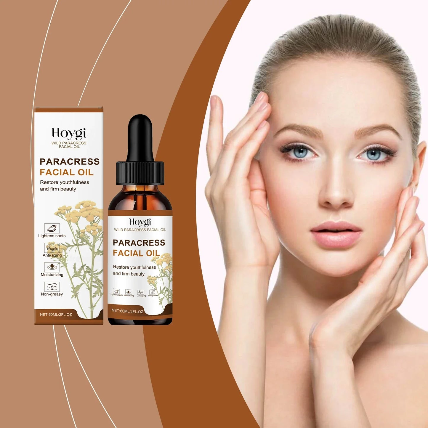 Hoygi Paracress Facial Oil – Barrier Repair & Brightening 60ml