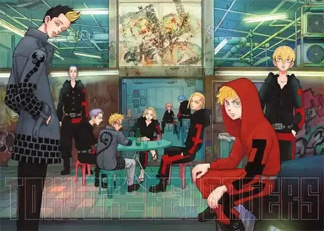 Canvas Painting Wall Art Anime TV Tokyo Revengers Poster Aesthetic Mikey Hanma Shuji Manga Mural Kawaii Room Decor Gift Peaceful Pleasures Health and Wellness 4 40x50cm Unframed