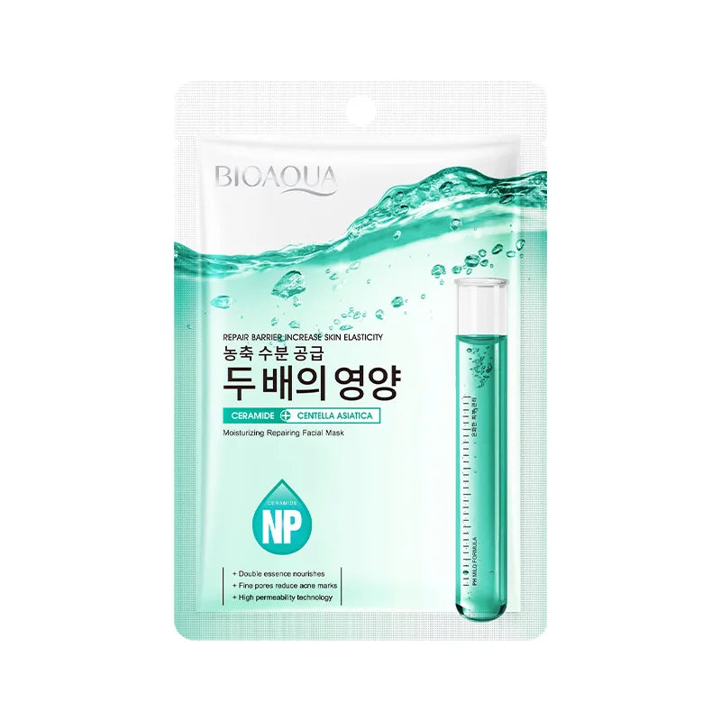 BIOAQUA Niacinamide Sheet Mask 5pcs – Hydrating & Brightening Sheet Face Mask Peaceful Pleasures Health and Wellness