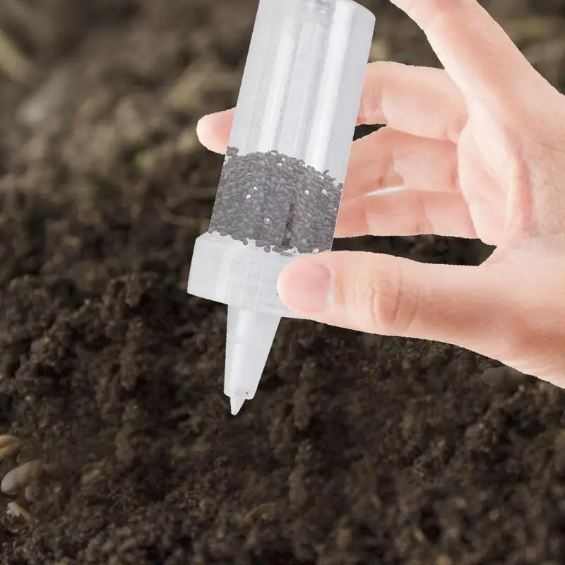 Handheld Seed Dispenser – Manual Garden Seed Planter Tool