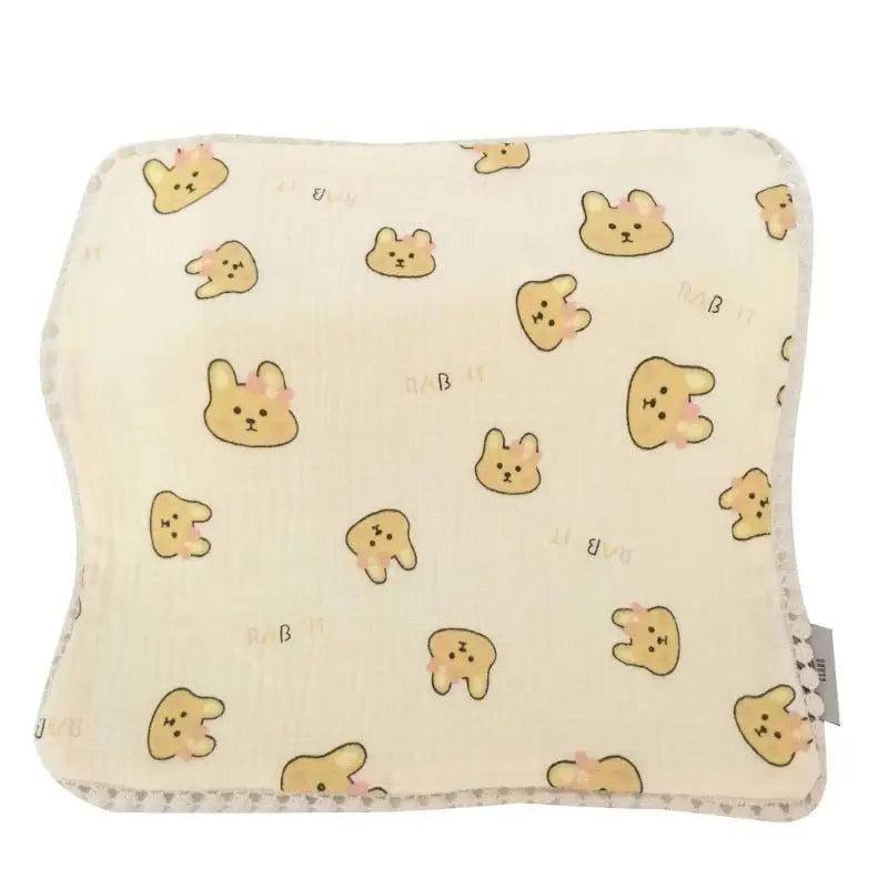 Cartoon Baby Saliva Towel – Soft Cotton Face Cloth 30×30cm