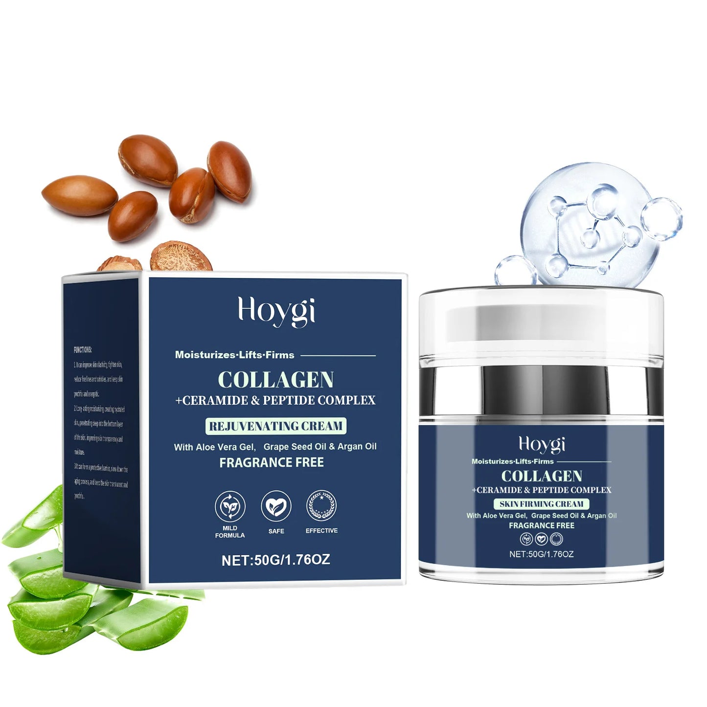 Retinol Collagen Cream Dark Spots Remover Firming Lift Fade Fine Line Improve Dryness Repair Moisturizing Hyaluronic Acid Cream Peaceful Pleasures Health and Wellness Collagen