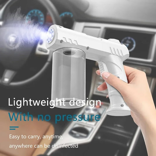 2026 Flash Sale Style 280ML Barber Sprayer Bottle Wireless Electric USB Nano Blue Light Steam Spray Gun Garden House Peaceful Pleasures Health and Wellness