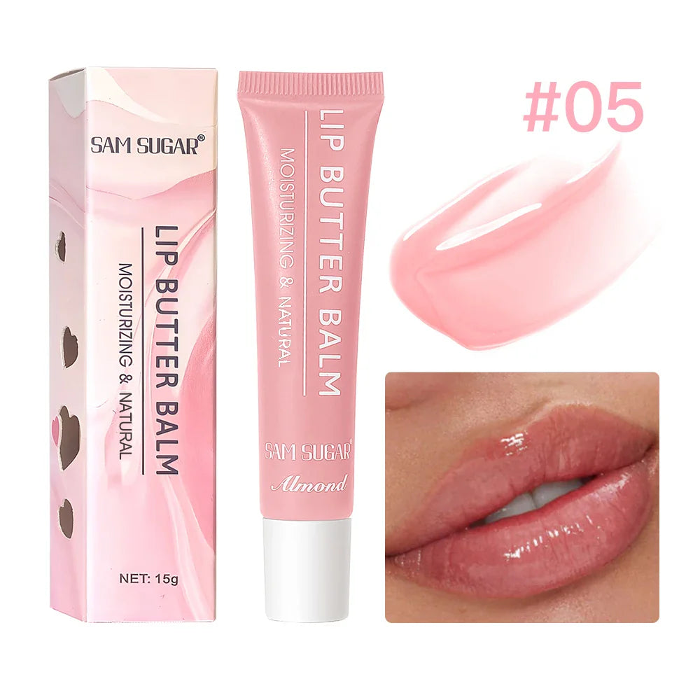 SAM SUGAR Hydrating Lip Butter Balm | Mirror Shine 5 Colors
