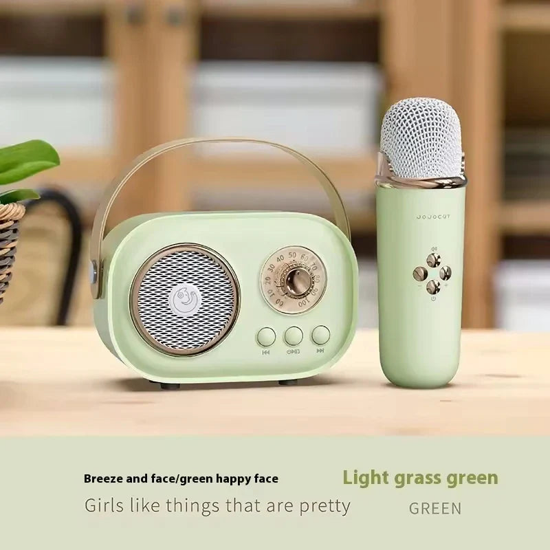 Portable Karaoke Bluetooth Speaker & Wireless Microphone | FM