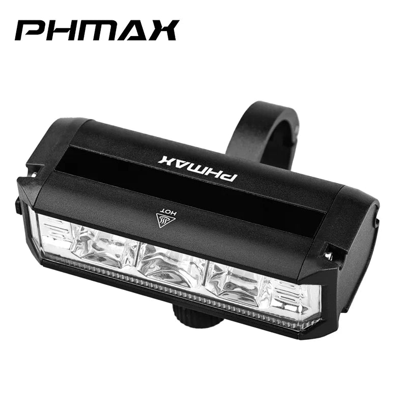 PHMAX 1000 Lumen Bike Front Light USB-C Rechargeable 2000mAh