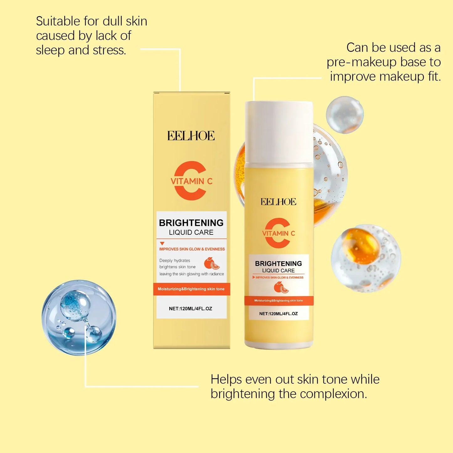 Vitamin C & Niacinamide Face Serum – Dark Spot Corrector 120ml