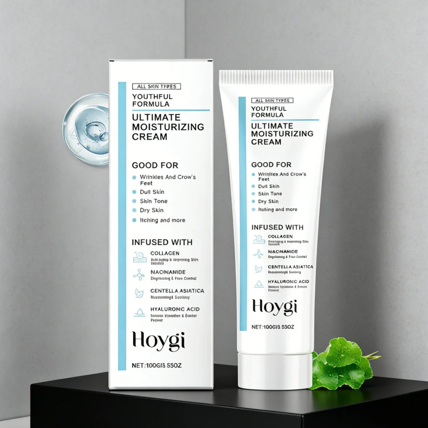 Hoygi Anti-Aging Moisturizing Cream – Hyaluronic Acid & Collagen