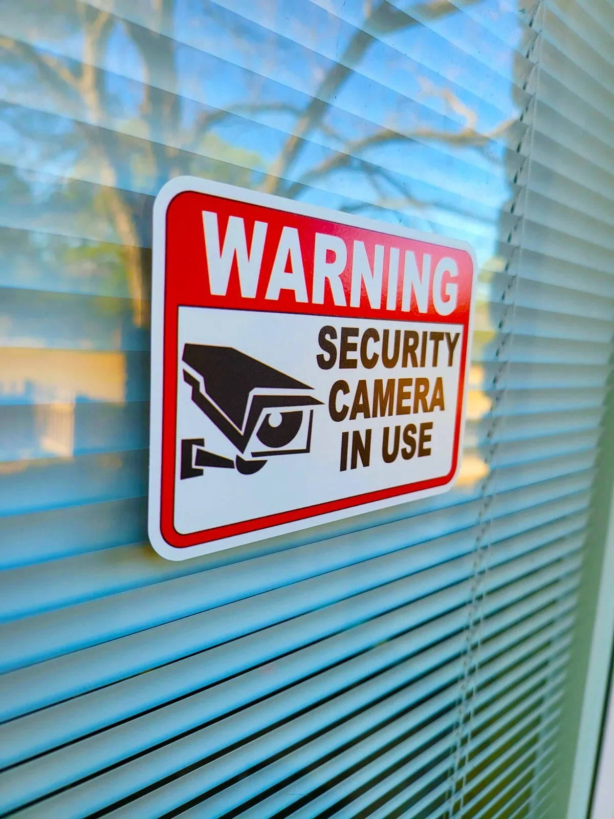 6x 3"x4.23" Only Decal for Security Video Surveillance Burgler Car Sticker Peaceful Pleasures Health and Wellness
