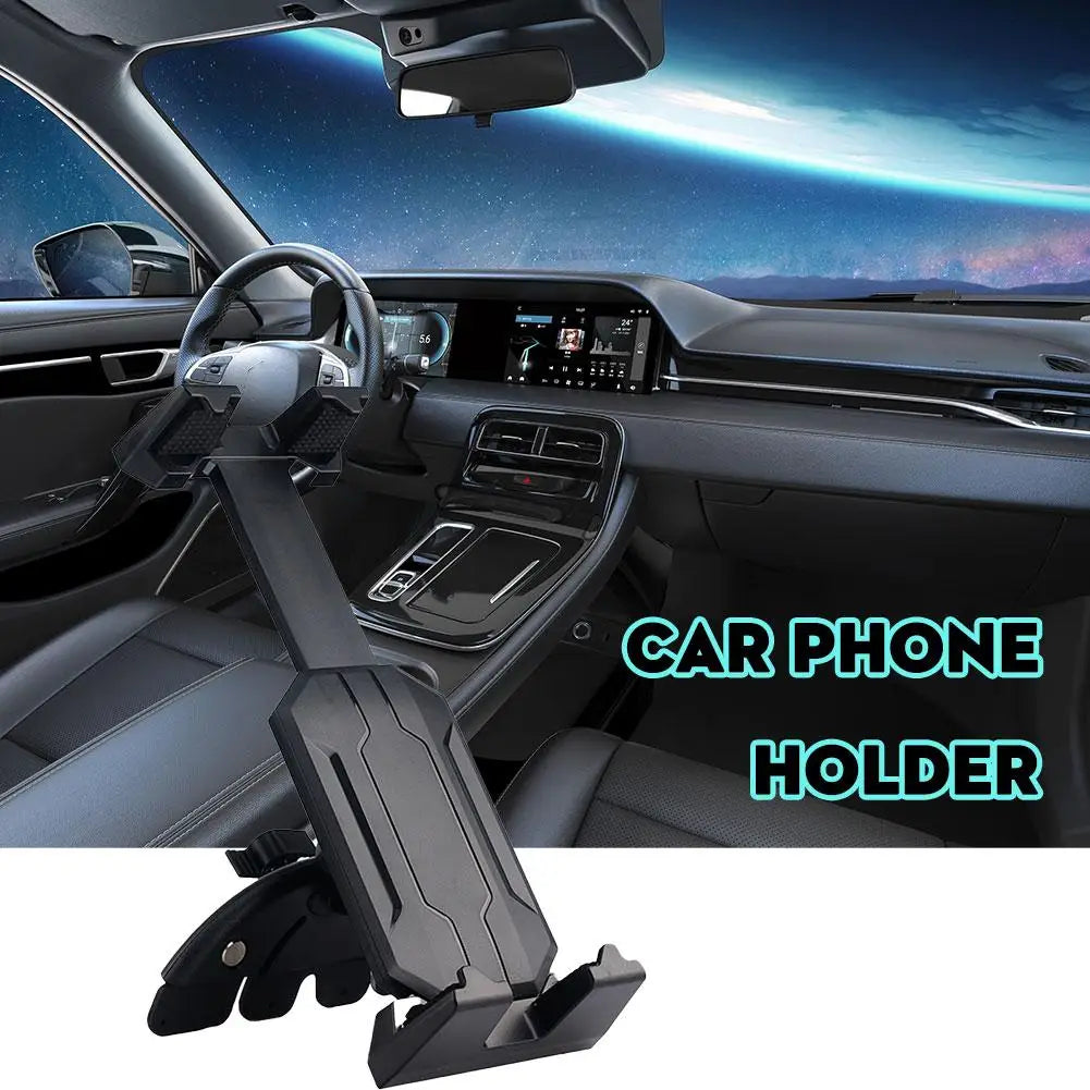 Car phone holder CD Slot Phone Car Mount Holder Stand Cell Phone Holder For Ipad Pro Air 4 To 14 Inch Tab Smartphone Gps Peaceful Pleasures Health and Wellness
