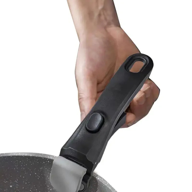 White & Grey Anti Scalding cookware sets with detachable handles Replacement universal pot handle All-purpose detachable handle Peaceful Pleasures Health and Wellness