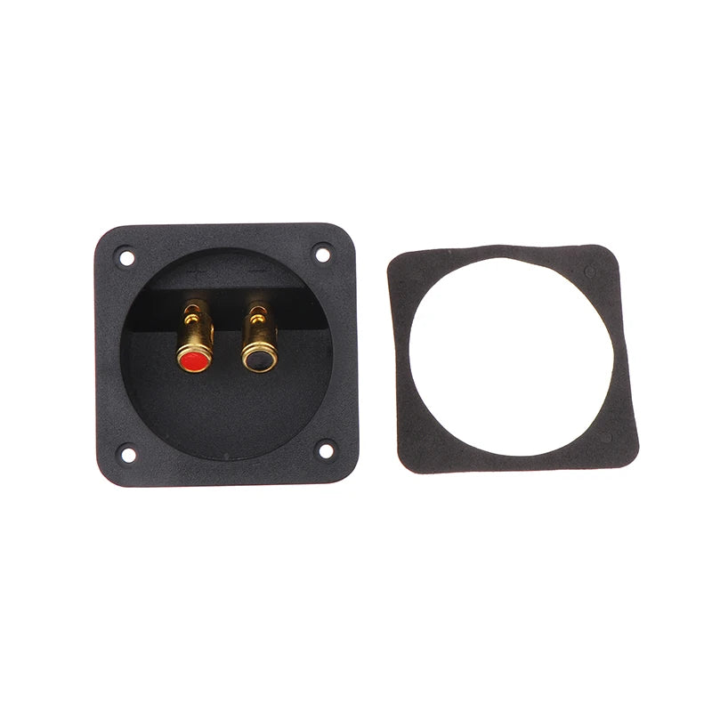 Gold-Plated Speaker Terminal Cup | 2 Banana Jack DIY Audio Socket