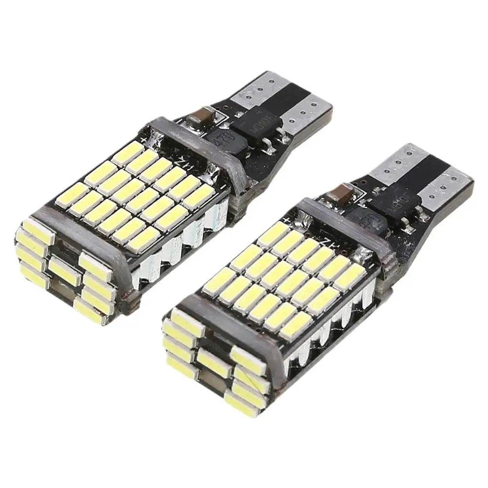 T15 921 912 LED Reverse Backup Lights 1200LM 6000K White – 2Pcs