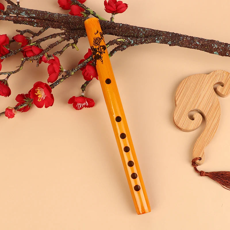 Traditional Chinese 6-Hole Bamboo Flute for Beginners