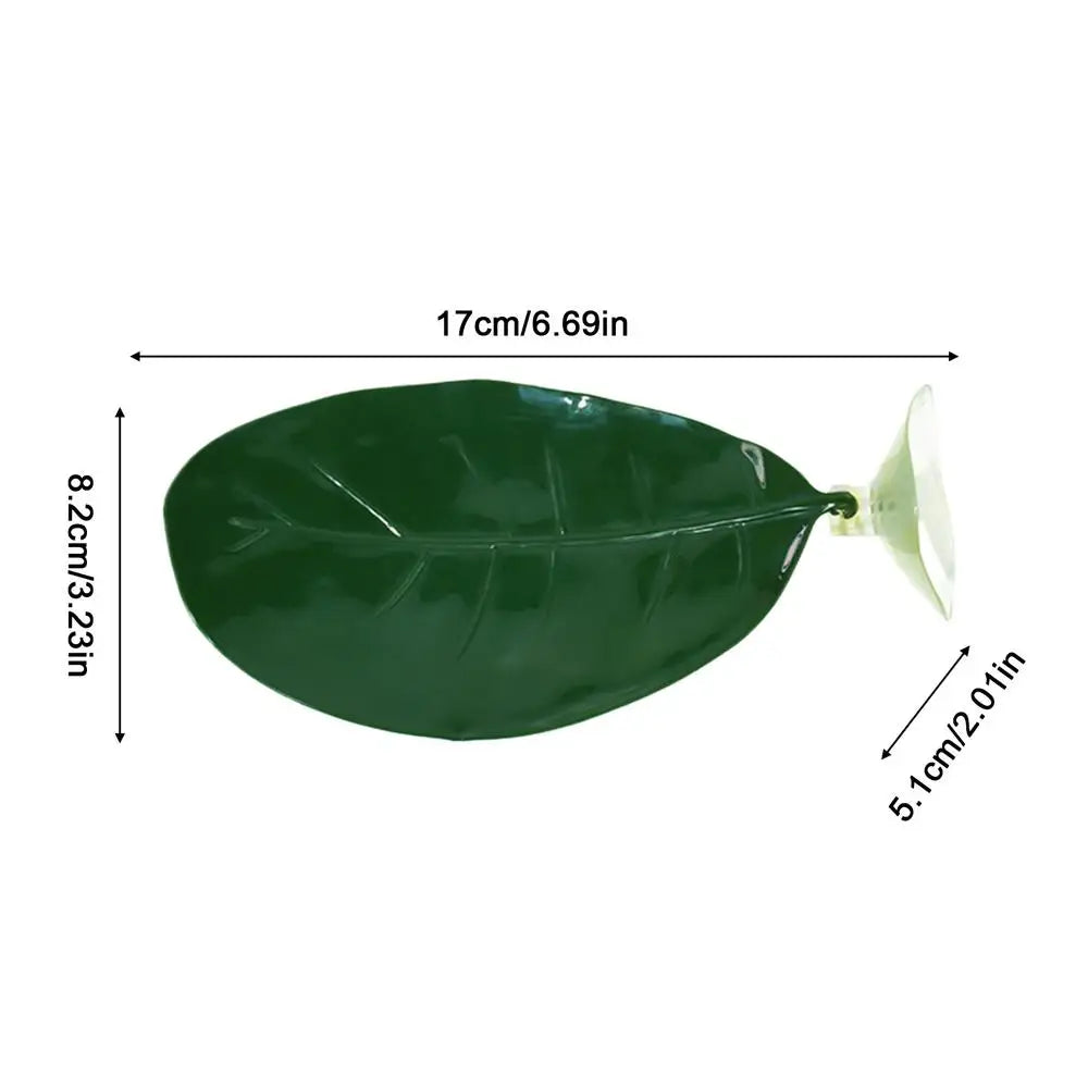 Realistic Aquarium Leaf Decor Suction Cup | Fish Tank Plant