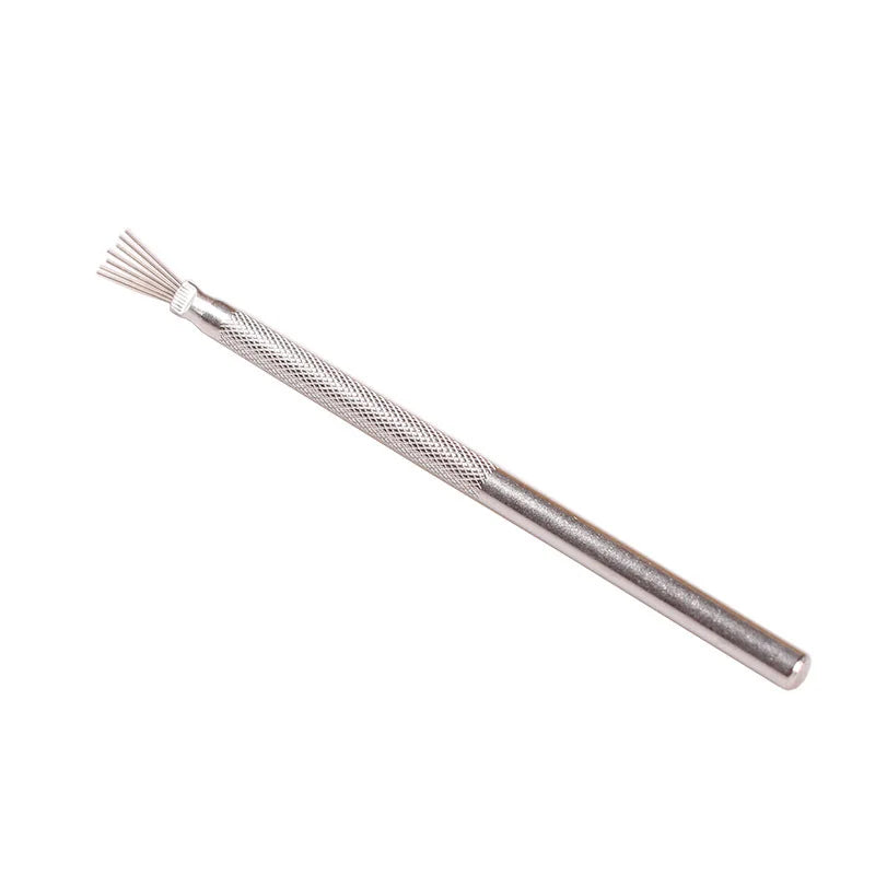 7-Needle Steel Brush Clay Texture Tool | Polymer Sculpting