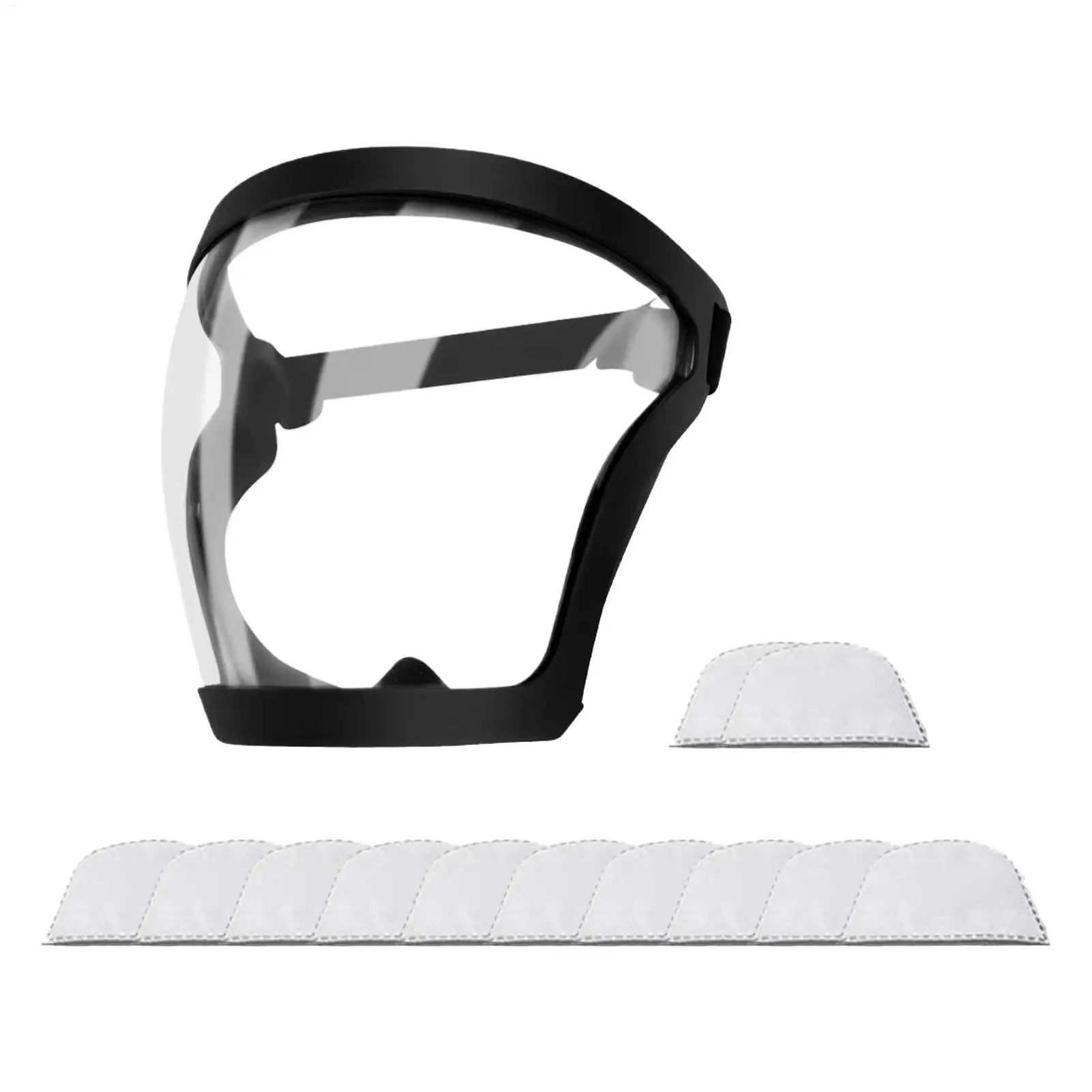 High Definition Anti Fog Face Cover Full Face Transparent Protection Mask Heat Resistant Facial Shield for Home Kitchen Work Peaceful Pleasures Health and Wellness