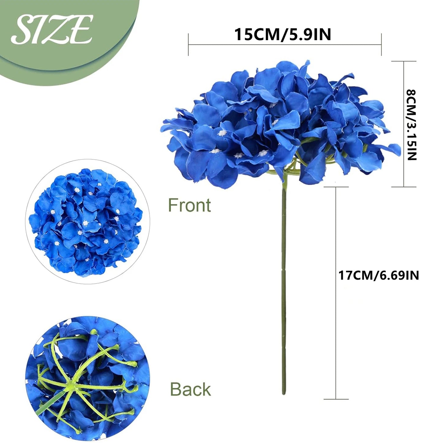 Artificial Silk Hydrangea Stems | Wedding & Home Decor