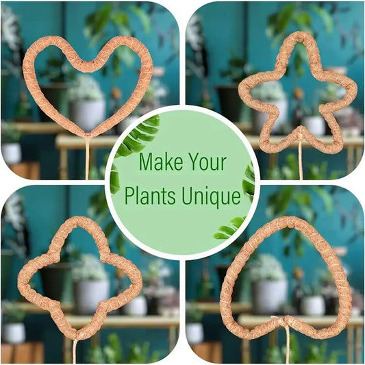 1Pcs Coconut Shell Moss Palm Cane Coir Totem Poles Gardening Coconut Rod Stretch Plant Climbing Frame Bendable 60/110cm Peaceful Pleasures Health and Wellness