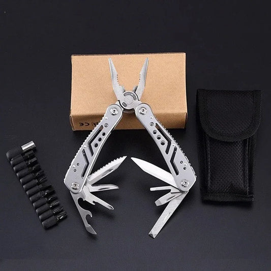 Portable Pocket Multitool | 420 Stainless Steel – Pliers, Knife Pocket Multitool Peaceful Pleasures Health and Wellness