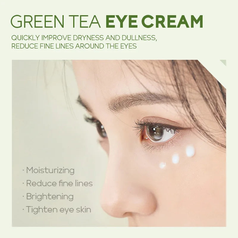 LAIKOU Green Tea Eye Cream 15g – Dark Circles & Puffiness