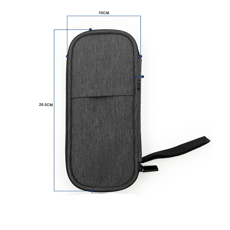Insulin Refrigeration Bag Waterproof Storage Bag Travel Luggage Bag for People with High Blood Sugar Peaceful Pleasures Health and Wellness black