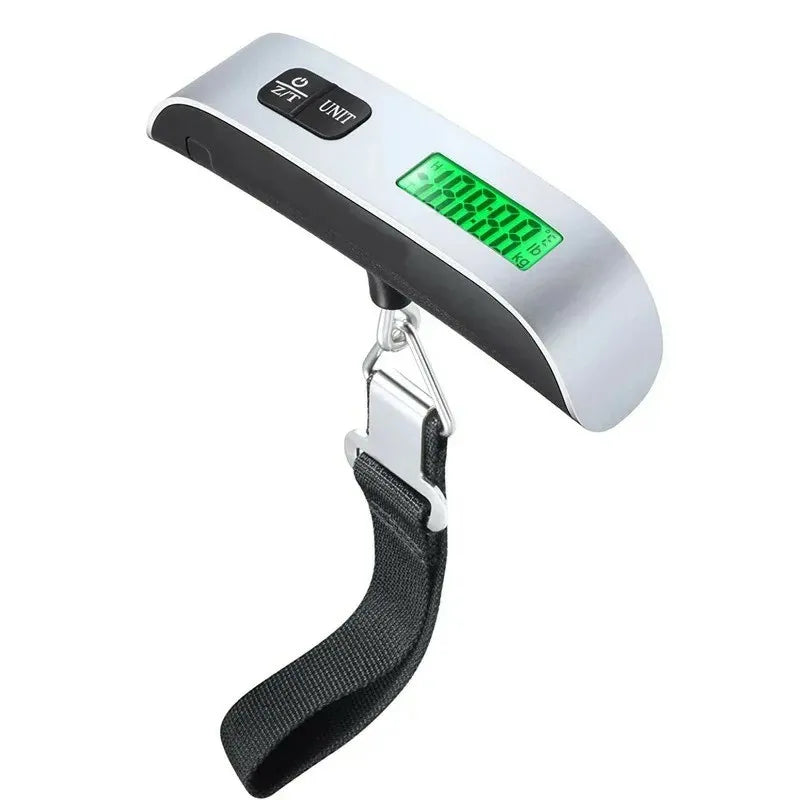Digital Handheld Portable Hanging Luggage Scale 110lb 50kg Baggage Weight Scale for Travel Suitcase Peaceful Pleasures Health and Wellness no battery