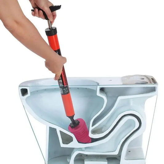 High Pressure Air Toilet Plunger | 120PSI Drain Unblocking Tool Drain Plunger Tool Peaceful Pleasures Health and Wellness