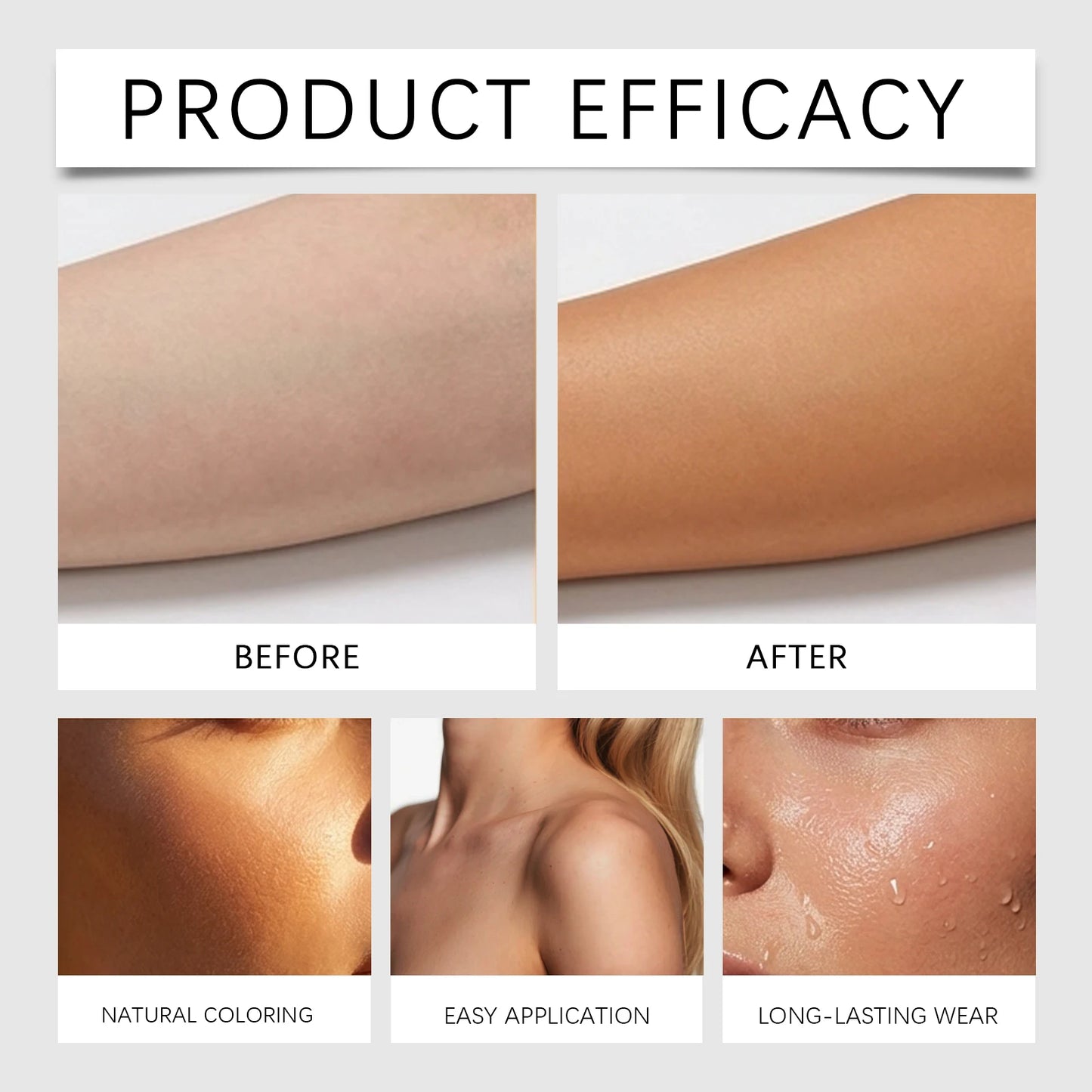 OceAura Self Tanning Spray – Sunless Tanner Face & Body