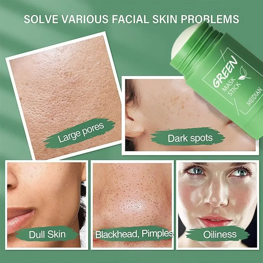 Green Tea Cleansing Stick Mask – Pore Minimizer & Blackhead Remover