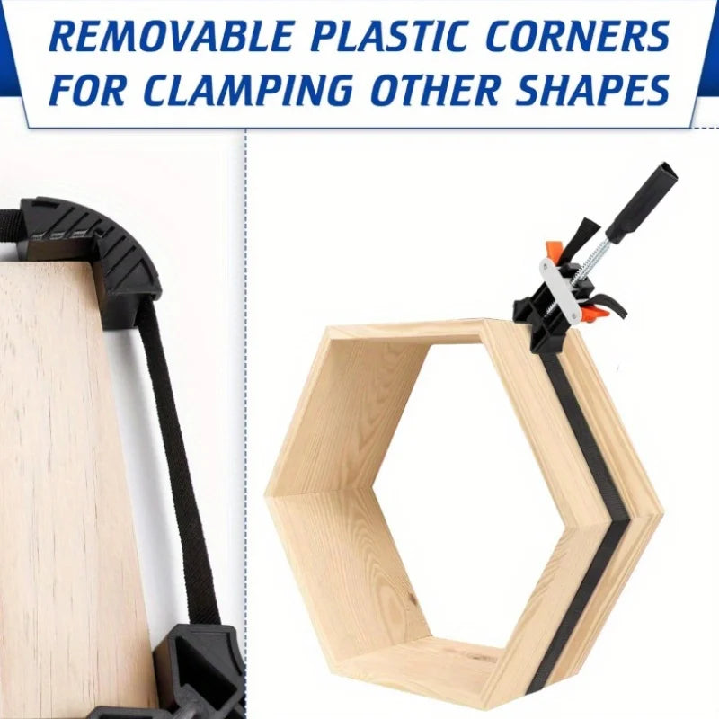 13 FT Woodworking Belt Strap Clamp | 4 Corner Claws